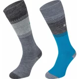 Eisbär SKI COMFORT 2 PACK Ženske toplinske čarape, siva, veličina