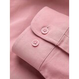 Ombre Men's REGULAR FIT cotton shirt with pocket - pink | Eponuda.ba