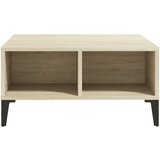  Klubska mizica sonoma hrast 60x60x30 cm iverna plošča, (20625826) | Shoptok.si