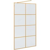  Zid za walk-in tuš Zlatno 115 x 195 cm Staklo otporno na udarce | shoptok.hr