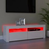 TV ormarić s LED svjetlima bijeli 120 x 35 x 40 cm | Eponuda.com