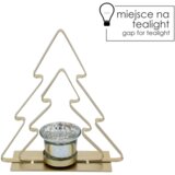 Molarem Home Metalni božićni svijećnjak 20 cm - Drvce za lučicu Cijene