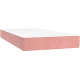 Box spring krevet s madracem ružičasti 90x200 cm baršunasti | shoptok.hr