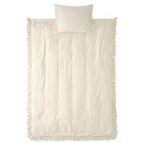 Ellos Home Krem posteljina za krevet za jednu osobu od pamučnog satena 150x210 cm Gloria – | shoptok.hr
