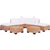 SOFA Set 18 kom Prirodni Ratan | shoptok.hr