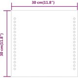  LED kupaonsko ogledalo 30x30 cm | shoptok.hr