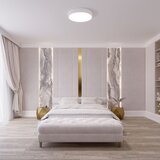  plafonsko svetlo sa senzorom cleo 4xE27/24W/230V prečnika 50 cm belo | Eponuda.com