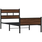  Okvir kreveta bez madraca smeđa boja hrasta 90x190 cm drveni | shoptok.hr
