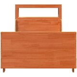 vidaXL Okvir kreveta bez madraca voštano smeđi 75 x 190 cm od borovine | shoptok.hr