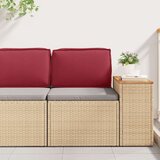 vidaXL Zunanja blazina Burgundska rdeča Poliester Srednja | Shoptok.si