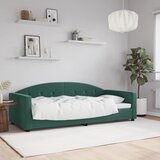 vidaXL Raztegljiva postelja temno zelena 90x200 cm žamet Cene