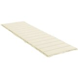 vidaXL jastuk za ležaljku za sunčanje krem 200 x 70 x 3 cm od tkanine | shoptok.hr