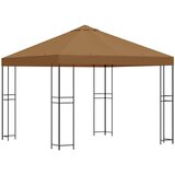 Gazebo 3 x 3 m Bež Poliester i čelik 190 gsm | shoptok.hr