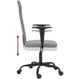 vidaXL Uredska stolica od tkanine svjetlosiva | shoptok.hr