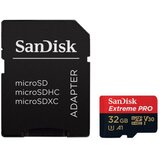 San Disk SDHC 32GB Micro Extreme Pro 100MB/s C10 V30 U3+SD Adap. cene