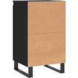 vidaXL Komoda 2 kosa črna 40x35x70 cm inženirski les | Shoptok.si