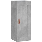 vidaXL Visoka komoda siva betona 34 5x34x180 cm od konstruiranog drva | shoptok.hr