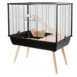 Cage Neo Muki Large Rodents H58, black