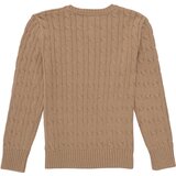 Polo Ralph Lauren LS CABLE CN-TOPS-SWEATER Smeđa | shoptok.hr