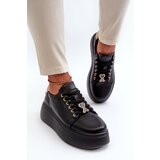 Kesi Women's leather sneakers on a black Vinceza platform Cene
