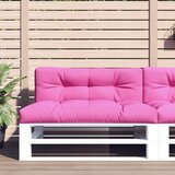 vidaXL Blazina za palete roza 120x40x12 cm blago Cene
