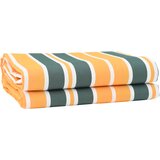 vidaXL Tkanina za zamjenu tende Zelena i žuta 10x1.6 m | shoptok.hr
