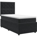  Boxspring krevet s madracem Crna 80 x 200 cm Baršun | shoptok.hr