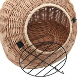 vidaXL Transporter za mačke 60 x 45 x 45 cm od prirodne vrbe | shoptok.hr