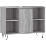 Maison Chic Kopalniška omarica - Kopalniški kabinet siva sonoma 80x33x60 cm inženirski les, (21794641) Cene