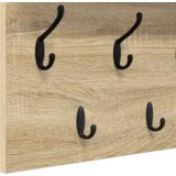 vidaXL Vješalica za kapute na zidu sonoma hrast 80 x 40 x 12 cm | shoptok.hr