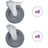  Okretni kotačići s otvorom za vijke 16 kom 125 mm | shoptok.hr