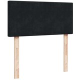 vidaXL Box spring postelja z vzmetnico črna 80x200 cm žamet | Shoptok.si