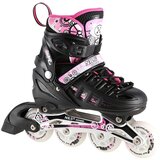  Nh10905 4u1 roze led veličine s (31-34) roleri/klizaljke nils extreme | shoptok.hr
