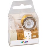 Traka DECO LJEPLJIVA 12MMX3M NOVOGODIŠNJA S UZORKOM PK5 HEYDA 20-35845 38 ZLATNA BLISTER | Shoptok.si