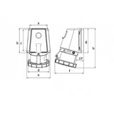 Madras doo Beograd UTIČNICA ZIDNA UKO-UTO BEMIS IP67 16A 3P+E 380V BC1-1504-7535 | ePonuda.com