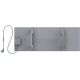 Aeno Premium Eco Smart Heater, 700W, Tempered glass, Infrared+convection heating type, LED display, Plug type: Europe (E/F type), GREY AGH0005S | ePonuda.com