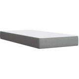  Okvir kreveta s oprugama i madrac svjetlosivi 80x200cm tkanina | shoptok.hr