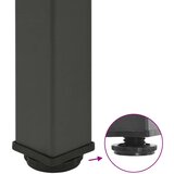  Noge za barski stol 4 kom. antracit 100-102 cm čelik | shoptok.hr