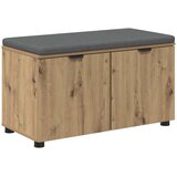  Klupa za cipele s jastučićem Hrast artisan 80 x 38 x 46 cm | shoptok.hr