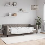  The Living Store Raztegljiva postelja taupe 90x200 cm blago - Raztegljiv Kavč, (21458270) Cene