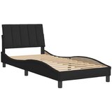  Okvir za krevet bez madraca Hanko crni 90x200 cm baršunasti | shoptok.hr