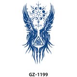 INF Začasna tetovaža z modrim cvetličnim vzorcem 1, (21838608) | Shoptok.si