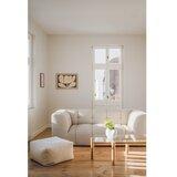 noo.ma Stolić za kavu sa staklenom pločom stola u prirodnoj boji 55x105 cm Kob – | shoptok.hr
