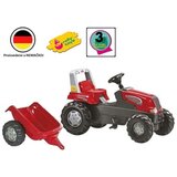  Traktor na pedale junior Rolly Toys sa kid prikolicom crveni Cene