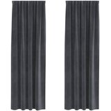  Zavjese za zamračivanje 2 pcs Svijetlo siva 140 x 245 cm Baršun | shoptok.hr