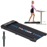 THUNDER Električna pod-mizo tekalna steza ® IDEA-BLACK – 6 km/h, 1,5 KM, 11 cm ultratanka, Bluetooth, LED zaslon, nosilnost 100 kg, (5000089653) | Shoptok.si