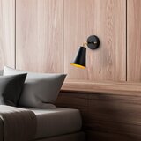 Opviq lights Črna/v zlati barvi stenska svetilka ø 10 cm Evander – | Shoptok.si