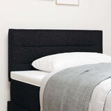 vidaXL Naslon za krevet Crni Tkanina 90 x 7 x 78 cm Naslon za krevet | shoptok.hr