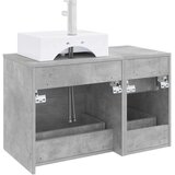  Set namještaja za kupaonicu 2 kom. Betonska siva 49,5 x 41 x 79,5 cm | Shoptok.si