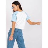 FANCY T-shirt-FA-TS-7708.44-white-blue | Shoptok.si
